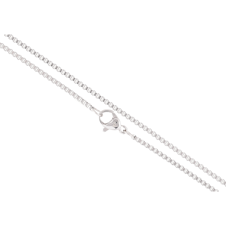Цепочка Xuping ТТМ Stainless Steel цвет Родий Плетение Венецианское длина 50см х 1.5мм фото №1 Цепочка Xuping ТТМ Stainless Steel цвет Родий Плетение Венецианское длина 50см х 1.5мм фото №1