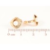 Серьги Xuping Позолота 18K колечки Ракушки с жемчужинами фото №2