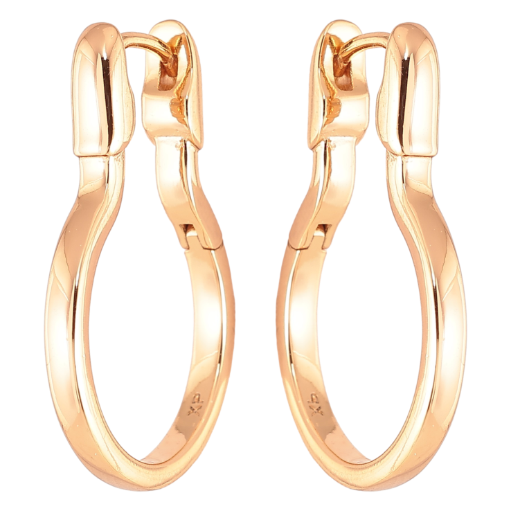 Серьги Xuping Позолота 18K колечки Фигурные фото №18