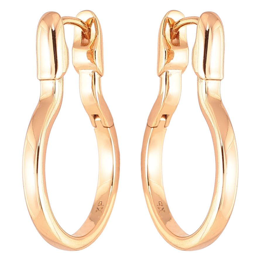 Серьги Xuping Позолота 18K колечки Фигурные фото №1