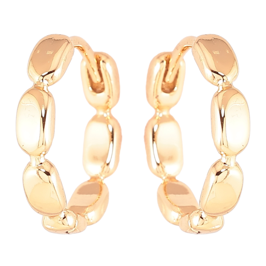 Серьги Xuping Позолота 18K колечки Фигурный узор фото №1