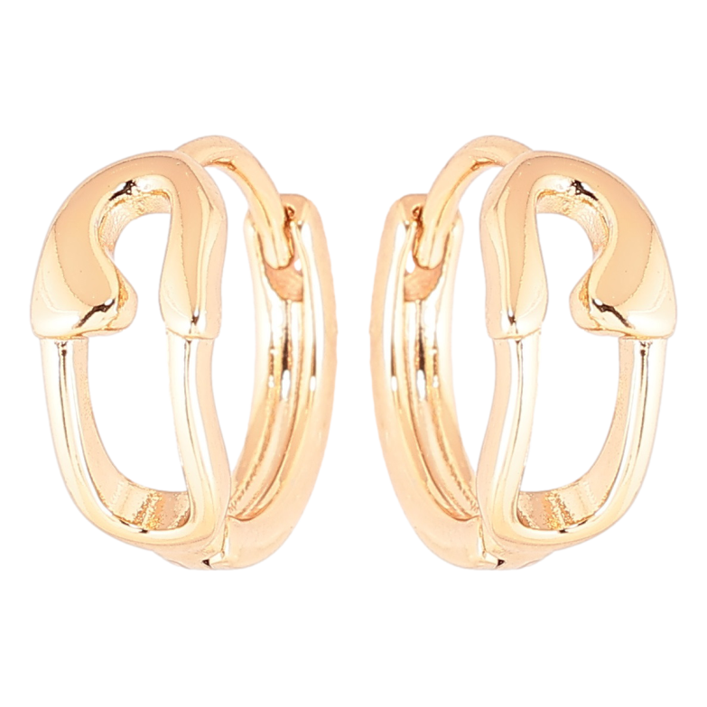 Серьги Xuping Позолота 18K колечки Булавки фото №1