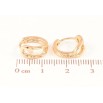 Серьги Xuping Позолота 18K колечки Булавки фото №2