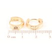 Серьги Xuping Позолота 18K колечки Декоративный узор с цирконием фото №2 Серьги Xuping Позолота 18K колечки Декоративный узор с цирконием фото №2