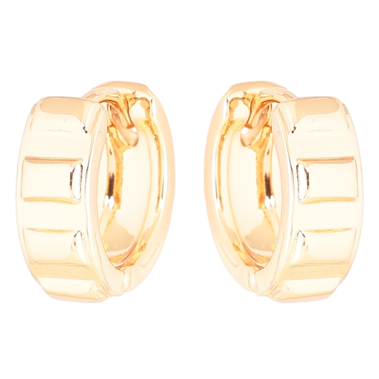 Серьги Xuping Позолота 18K колечки Декоративный узор фото №6 Серьги Xuping Позолота 18K колечки Декоративный узор фото №6