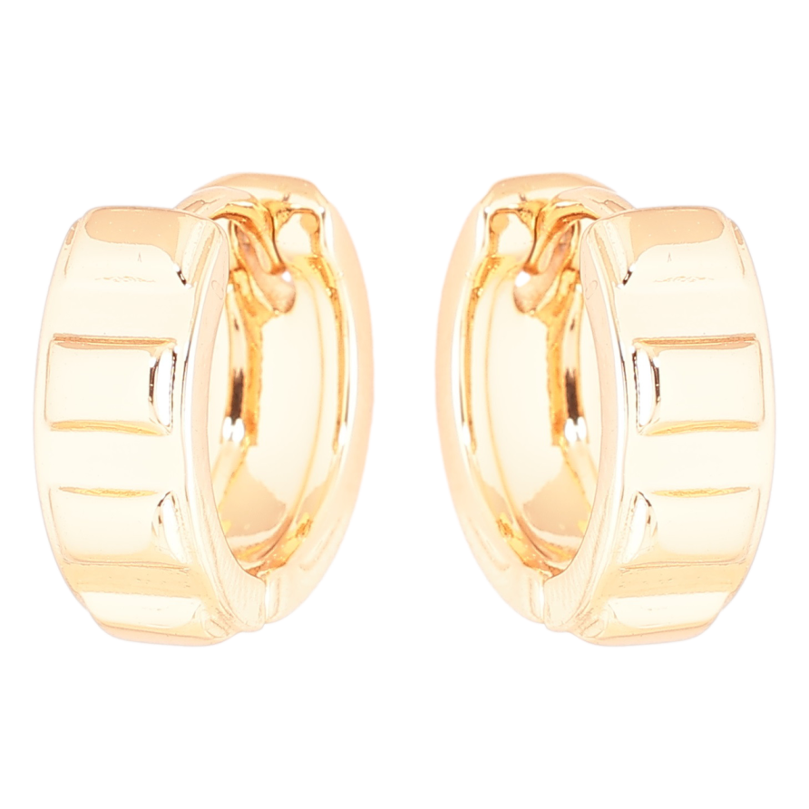 Серьги Xuping Позолота 18K колечки Декоративный узор фото №1 Серьги Xuping Позолота 18K колечки Декоративный узор фото №1