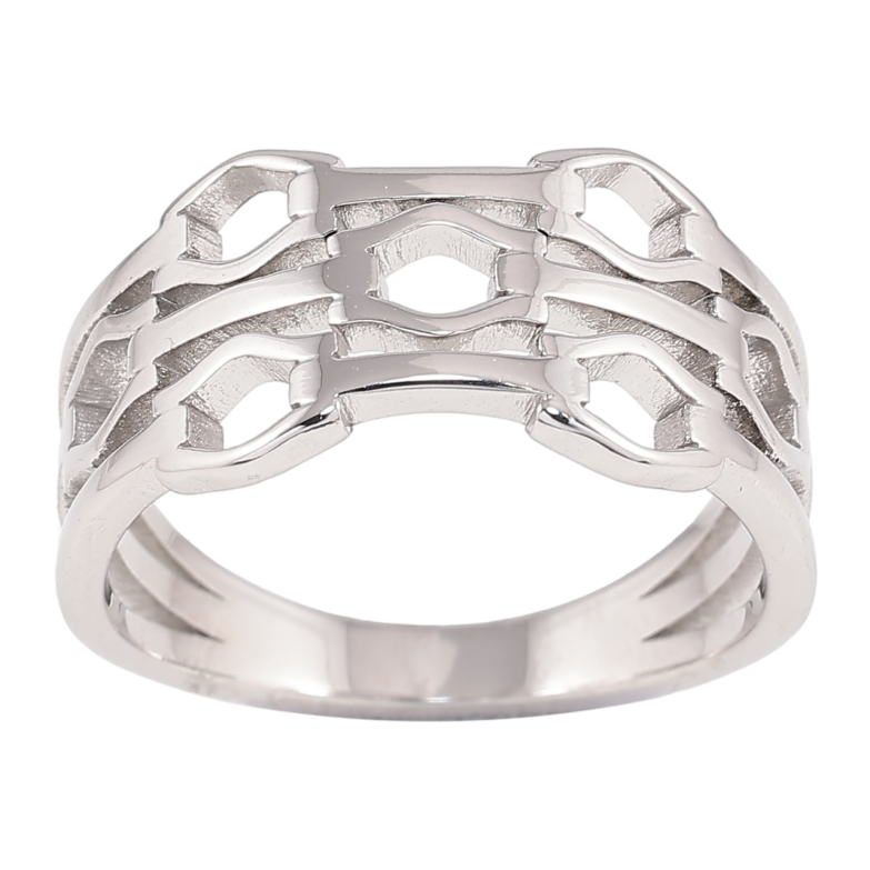 Каблучка Xuping TTM Stainless Steel Колір Родій «Декоративний візерунок» фото №16 Каблучка Xuping TTM Stainless Steel Колір Родій «Декоративний візерунок» фото №16