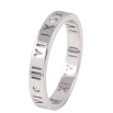 Кольцо Xuping TTM Stainless Steel Цвет Родий Римские цифры, шир. 3мм фото №2 Кольцо Xuping TTM Stainless Steel Цвет Родий Римские цифры, шир. 3мм фото №2