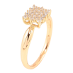 Кольцо Xuping Позолота 18K Инкрустация цирконием фото №2 Кольцо Xuping Позолота 18K Инкрустация цирконием фото №2