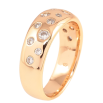 Кольцо Xuping Позолота 18K Россыпь циркония фото №2 Кольцо Xuping Позолота 18K Россыпь циркония фото №2