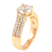 Каблучка Xuping Позолота 18K «Інкрустація цирконієм» фото №2 Каблучка Xuping Позолота 18K «Інкрустація цирконієм» фото №2