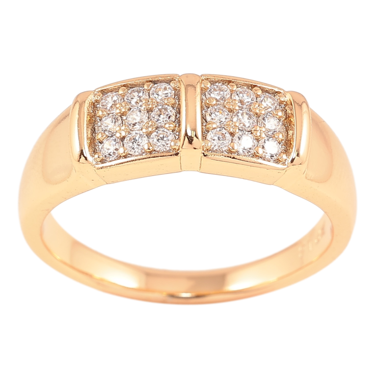 Каблучка Xuping Позолота 18K «Інкрустація цирконієм» фото №10 Каблучка Xuping Позолота 18K «Інкрустація цирконієм» фото №10