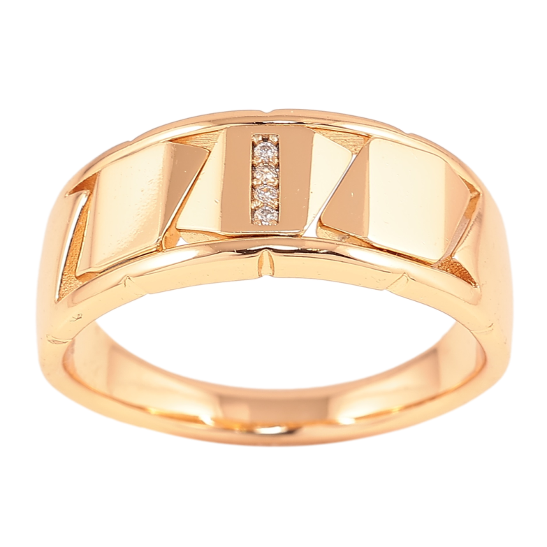 Каблучка Xuping Позолота 18K «Декоративний візерунок з цирконієм» фото №3 Каблучка Xuping Позолота 18K «Декоративний візерунок з цирконієм» фото №3