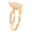 Кольцо Xuping Позолота 18K Кристалл Маркиз с дорожкой циркония фото №2 Кольцо Xuping Позолота 18K Кристалл Маркиз с дорожкой циркония фото №2