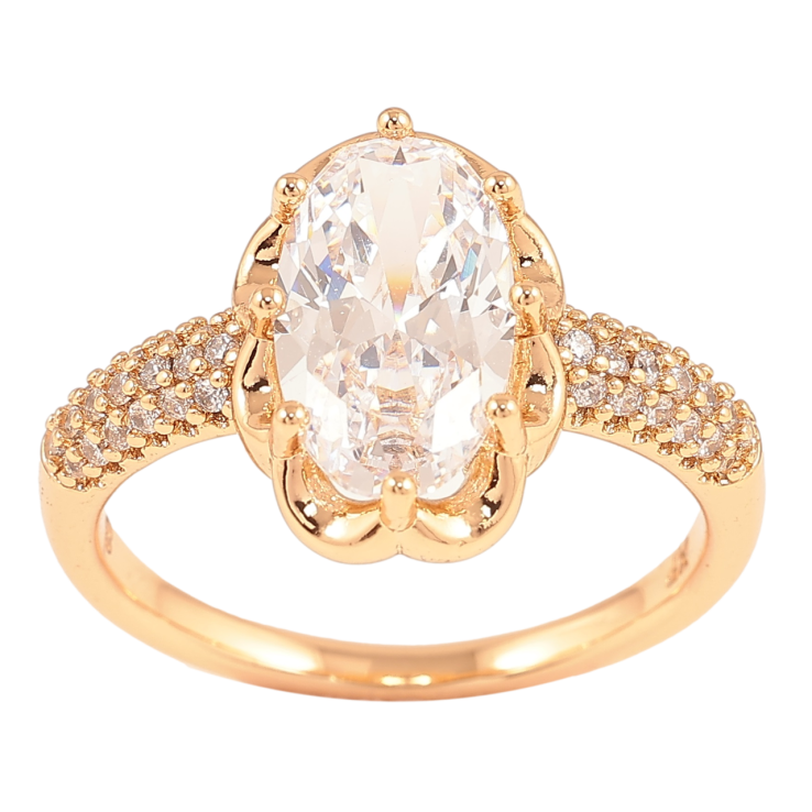 Каблучка Xuping Позолота 18K «Фіаніт з інкрустацією цирконієм» фото №19 Каблучка Xuping Позолота 18K «Фіаніт з інкрустацією цирконієм» фото №19