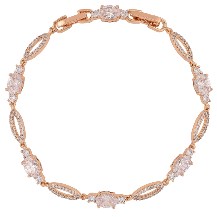 Браслет Xuping Позолота 18K Кристальный блеск длинна с доп.замком 17.5,19.5см х 4-5мм фото №14