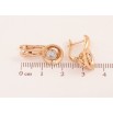 Серьги Xuping Позолота 18K английский замок Узор с цирконием фото №2 Серьги Xuping Позолота 18K английский замок Узор с цирконием фото №2