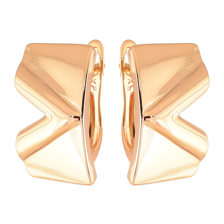 Серьги Xuping Позолота 18K английский замок Декоративный узор фото №1 Серьги Xuping Позолота 18K английский замок Декоративный узор фото №1