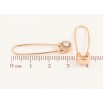 Серьги Xuping Позолота 18K французский замок Булавки с цирконием фото №2 Серьги Xuping Позолота 18K французский замок Булавки с цирконием фото №2