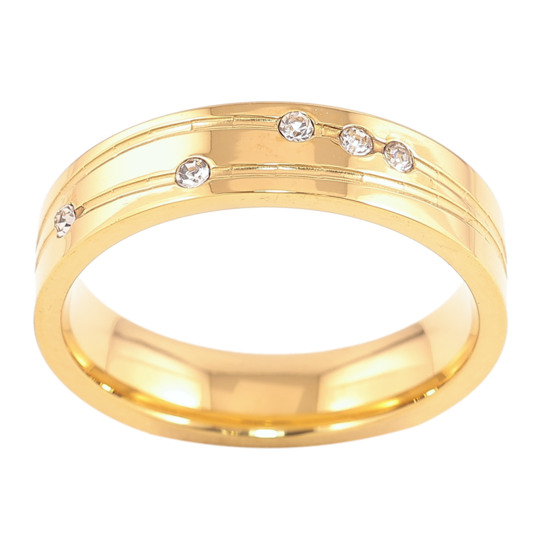 Каблучка Xuping TTM Stainless Steel Колір 14К «Візерунок з цирконієм, шир. 4.5мм» фото №24 Каблучка Xuping TTM Stainless Steel Колір 14К «Візерунок з цирконієм, шир. 4.5мм» фото №24