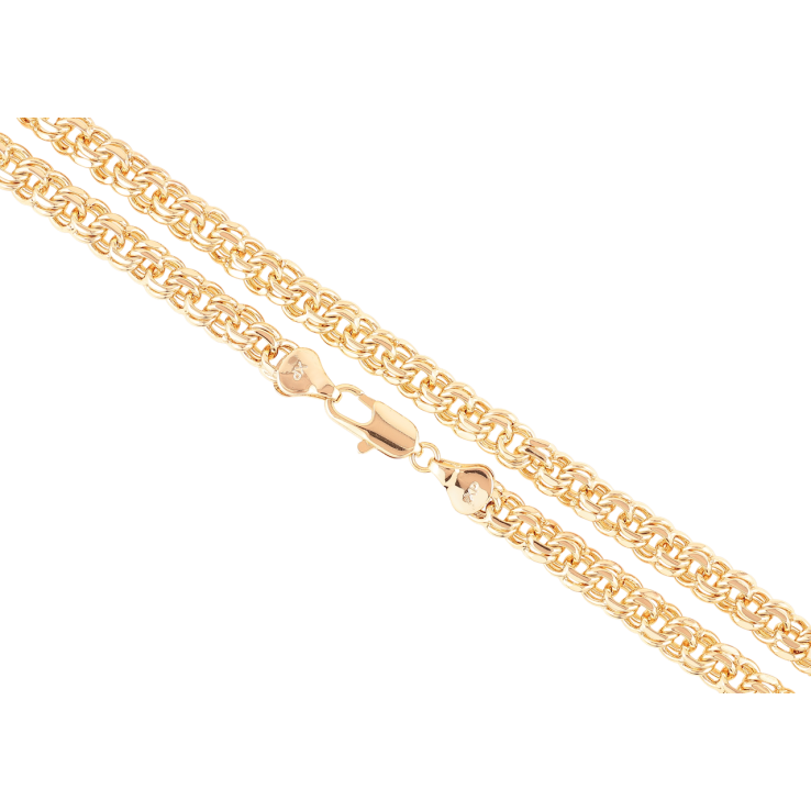 Ланцюжок Xuping Позолота 18K Плетіння Бісмарк» довжина 49см х 6мм фото №23 Ланцюжок Xuping Позолота 18K Плетіння Бісмарк» довжина 49см х 6мм фото №23
