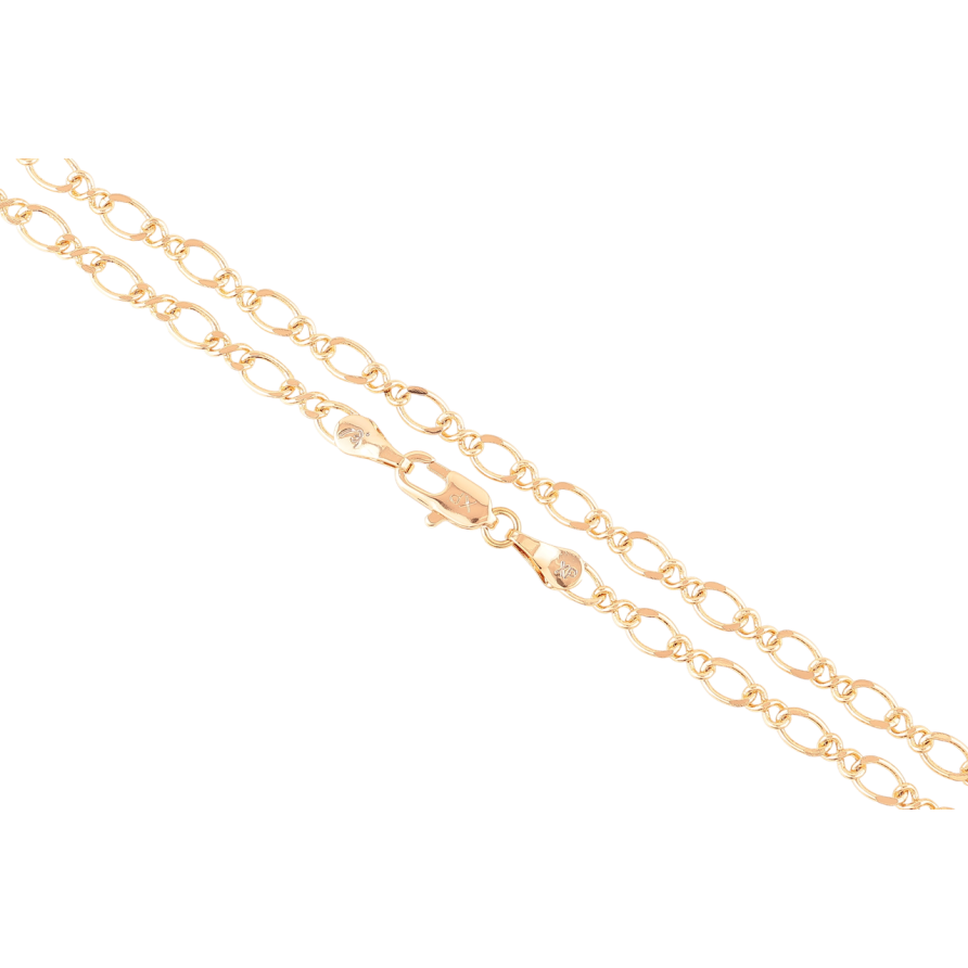 Ланцюжок Xuping Позолота 18K Плетіння Фантазійне» довжина 45см х 4мм фото №1