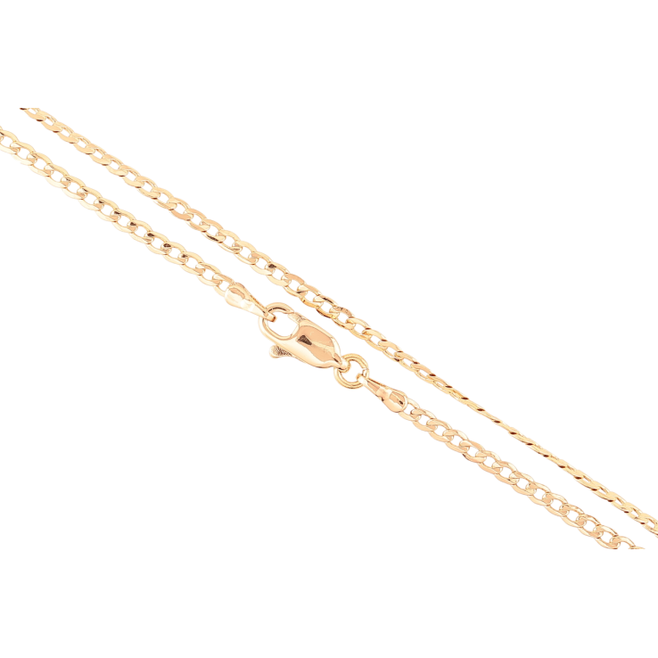 Ланцюжок Xuping Позолота 18K Плетіння Панцирне перекручене» довжина 49см х 2мм фото №6 Ланцюжок Xuping Позолота 18K Плетіння Панцирне перекручене» довжина 49см х 2мм фото №6