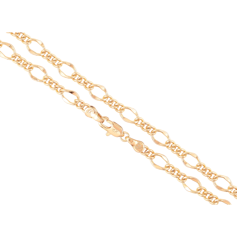 Цепочка Xuping Позолота 18K Плетение Фантазийное длинна 45см х 3-6мм фото №1 Цепочка Xuping Позолота 18K Плетение Фантазийное длинна 45см х 3-6мм фото №1