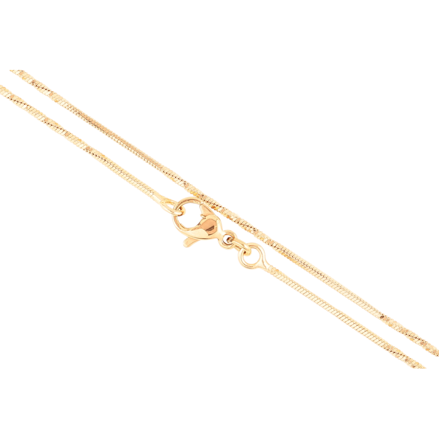 Ланцюжок Xuping Позолота 18K Плетіння Ювелірний шнур перекручений» довжина 46см х 1мм фото №1 Ланцюжок Xuping Позолота 18K Плетіння Ювелірний шнур перекручений» довжина 46см х 1мм фото №1