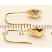 Серьги Xuping Позолота 18K французский замок Синяя капля с блестками звездочки фото №2 Серьги Xuping Позолота 18K французский замок Синяя капля с блестками звездочки фото №2
