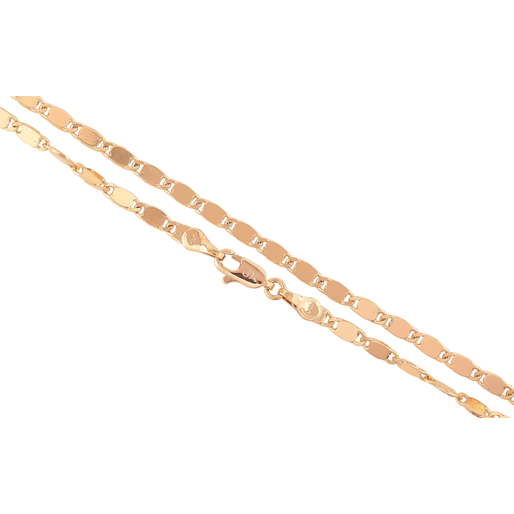 Ланцюжок Xuping Позолота 18K Плетіння Морський ланцюг перекручений» довжина 45см х 3мм фото №16 Ланцюжок Xuping Позолота 18K Плетіння Морський ланцюг перекручений» довжина 45см х 3мм фото №16