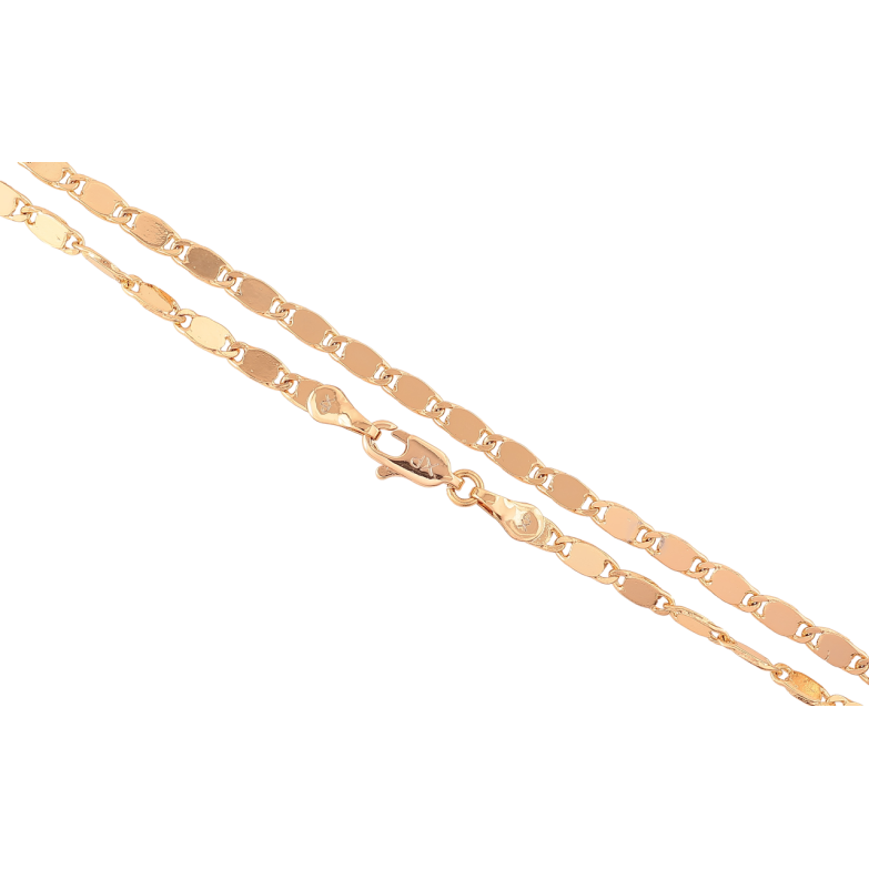 Ланцюжок Xuping Позолота 18K Плетіння Морський ланцюг перекручений» довжина 45см х 3мм фото №3