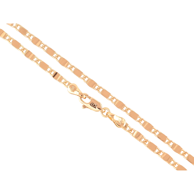 Ланцюжок Xuping Позолота 18K Плетіння Морський ланцюг» довжина 45см х 2.5мм фото №2