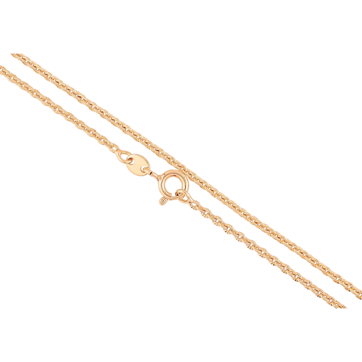 Ланцюжок Xuping Позолота 18K Плетіння Якірне з візерунком» довжина 45см х 1.5мм фото №6 Ланцюжок Xuping Позолота 18K Плетіння Якірне з візерунком» довжина 45см х 1.5мм фото №6