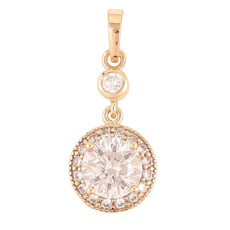 Кулон Xuping Позолота 18K «Інкрустація цирконієм» для ланцюжка до 5мм фото №7 Кулон Xuping Позолота 18K «Інкрустація цирконієм» для ланцюжка до 5мм фото №7