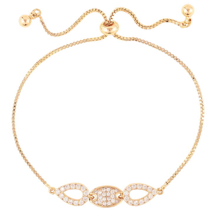 Браслет Xuping Позолота 18K Цепочка с декоративной вставкой на бегунке 10-22см х 1мм фото №16