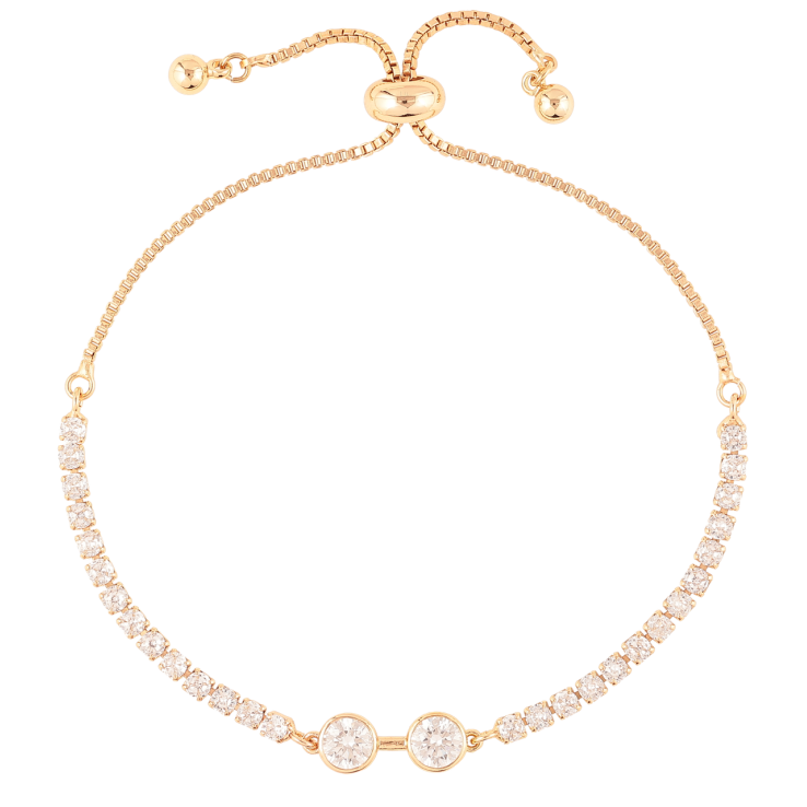 Браслет Xuping Позолота 18K «Доріжка цирконію» на бігунку 10-22см х 1мм фото №18 Браслет Xuping Позолота 18K «Доріжка цирконію» на бігунку 10-22см х 1мм фото №18