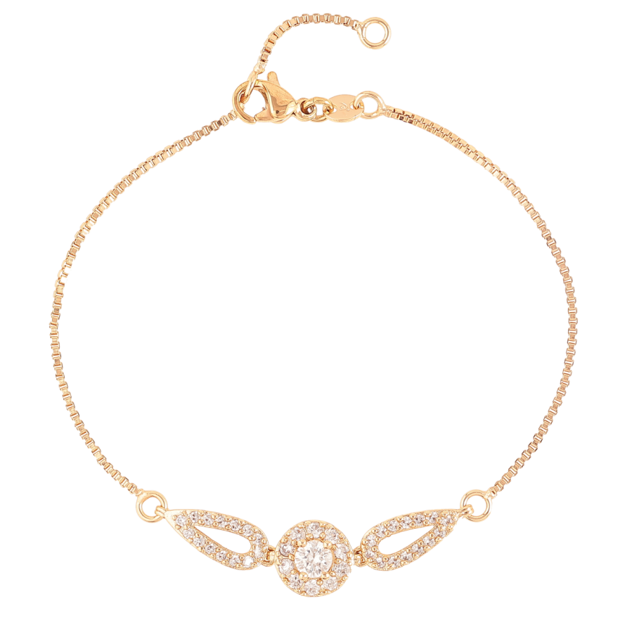 Браслет Xuping Позолота 18K Цепочка с декоративной вставкой с доп. звеном 17,19см х 1мм фото №1 Браслет Xuping Позолота 18K Цепочка с декоративной вставкой с доп. звеном 17,19см х 1мм фото №1