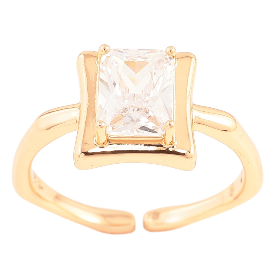 Каблучка Xuping Позолота 18K «Фіаніт» фото №1 Каблучка Xuping Позолота 18K «Фіаніт» фото №1