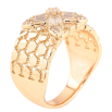 Каблучка Xuping Позолота 18K «Кришталева квітка» фото №2 Каблучка Xuping Позолота 18K «Кришталева квітка» фото №2