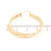 Сережки Xuping Позолота 18K кільця (конго) «Декоративний візерунок» ø 3.5см фото №2 Сережки Xuping Позолота 18K кільця (конго) «Декоративний візерунок» ø 3.5см фото №2