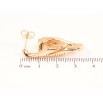 Серьги Xuping Позолота 18K пусеты Звенья цепочки узор на одну сторону фото №2 Серьги Xuping Позолота 18K пусеты Звенья цепочки узор на одну сторону фото №2