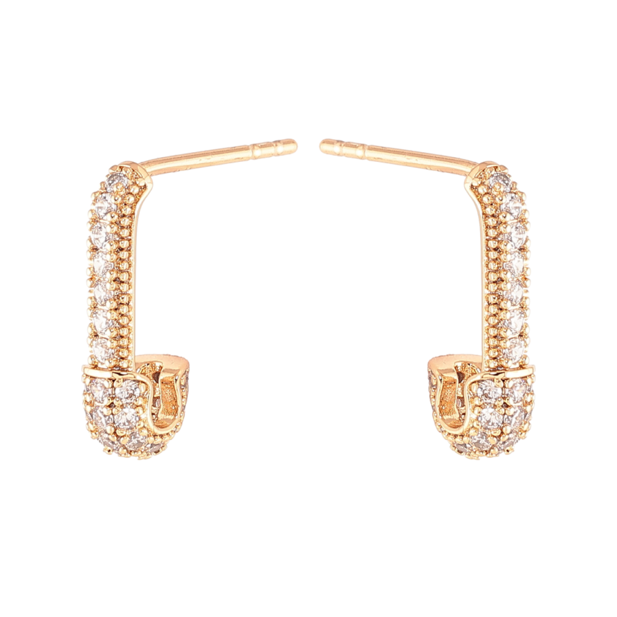 Серьги Xuping Позолота 18K пусеты Булавки с инкрустацией цирконием фото №1 Серьги Xuping Позолота 18K пусеты Булавки с инкрустацией цирконием фото №1