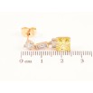 Серьги Xuping Позолота 18K пусеты Кристальные подвески с желтыми фианитами фото №2 Серьги Xuping Позолота 18K пусеты Кристальные подвески с желтыми фианитами фото №2