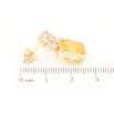 Серьги Xuping Позолота 18K пусеты Кристальные цветочки с желтыми фианитами фото №2 Серьги Xuping Позолота 18K пусеты Кристальные цветочки с желтыми фианитами фото №2