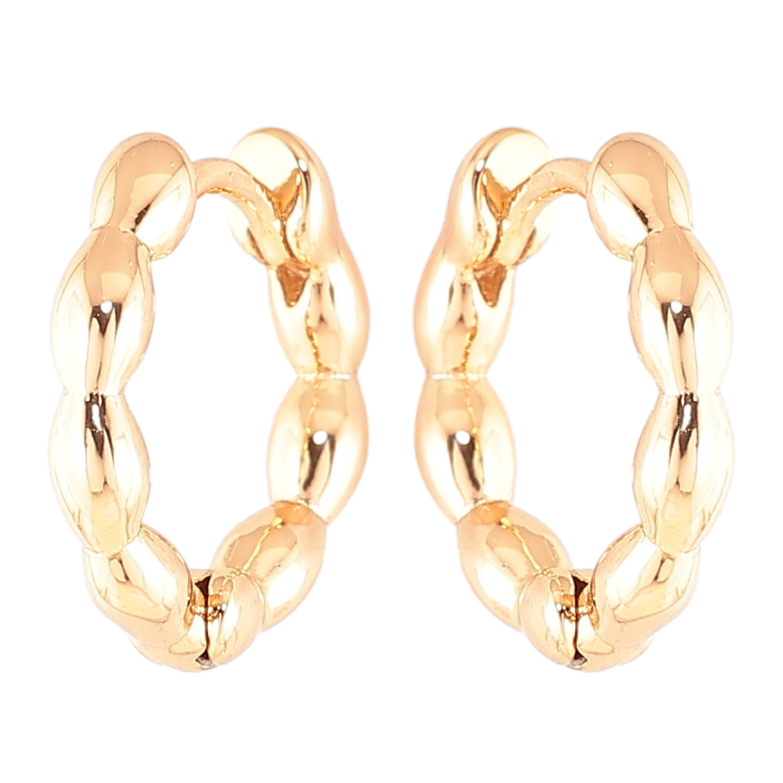 Серьги Xuping Позолота 18K колечки Фигурные фото №1 Серьги Xuping Позолота 18K колечки Фигурные фото №1