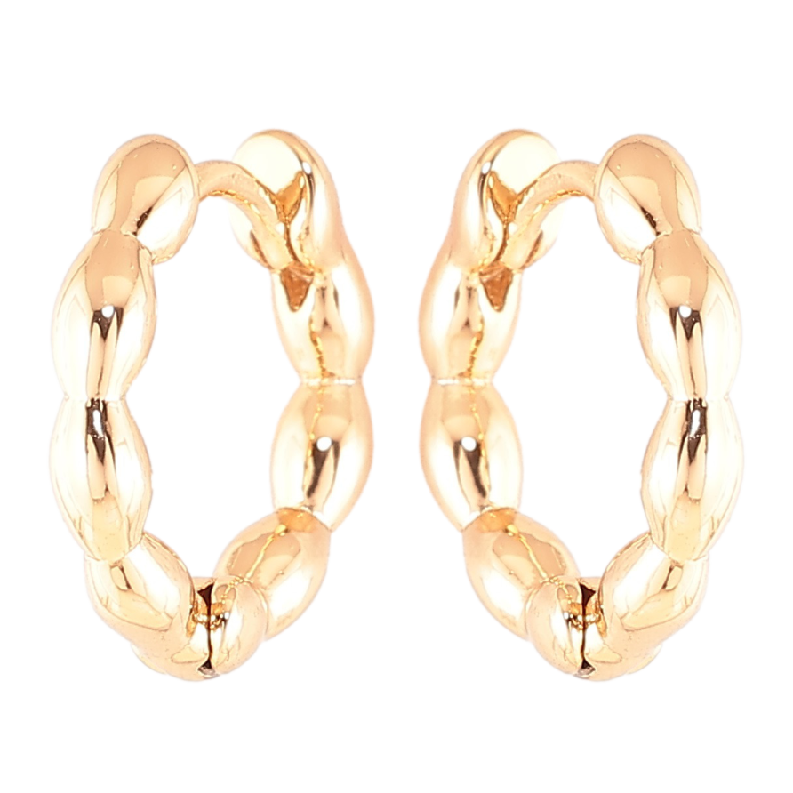 Серьги Xuping Позолота 18K колечки Фигурные фото №1 Серьги Xuping Позолота 18K колечки Фигурные фото №1