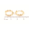 Серьги Xuping Позолота 18K колечки Фигурные фото №2 Серьги Xuping Позолота 18K колечки Фигурные фото №2