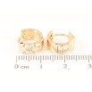 Серьги Xuping Позолота 18K колечки Декоративный узор фото №2 Серьги Xuping Позолота 18K колечки Декоративный узор фото №2