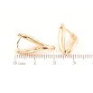 Серьги Xuping Позолота 18K колечки Декоративные фото №2